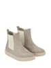 Moosefield Leren chelseaboots beige