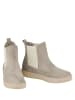 Moosefield Leren chelseaboots beige