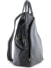 Anna Morellini Leder-Rucksack "Novara" in Grau - (B)29 x (H)34 x (T)13 cm