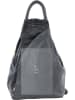 Anna Morellini Leren rugzak "Novara" grijs - (B)29 x (H)34 x (D)13 cm