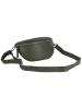 Zwillingsherz Leder-Gürteltasche in Oliv - (B)23 x (H)14 x (T)7 cm