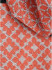 Zwillingsherz Szal "Blair" w kolorze pomarańczowo-różowym - (D)190 x (S)75 cm
