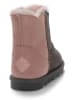 ISLAND BOOT Winterboots "Klena" antraciet/lichtroze