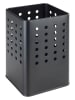 Wenko Utensilienhalter "Silio" in Schwarz - (B)11,5 x (H)16,5 x (T)11,5 cm