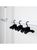 Wenko 3-delige set: handtassenhouders "Hercules" zwart - (B)9 x (H)12,5 x (D)14 cm