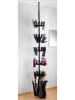Wenko Teleskop-Schuhregal "Achilles" in Schwarz - (H)300 cm