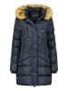 Geographical Norway Wintermantel "Boxe" donkerblauw