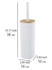Wenko Stojak WC "Rotello" w kolorze białym - wys. 36 x Ø 10 cm
