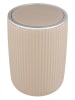 Wenko Prullenbak met swingdeksel "Agropoli" beige - 5,5 l