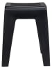 Wenko Badezimmer-Hocker "Kumba" in Schwarz - (B)38 x (H)47 x (T)32 cm