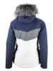 Peak Mountain Ski-/snowboardjas "Afidol" blauw/wit