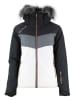 Peak Mountain Ski-/ Snowboardjacke "Afidol" in Schwarz/ Weiß