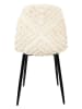 Ethnical Life Esszimmerstuhl "Mora" in Creme - (B)44 x (H)86 x (T)50 cm
