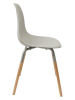 THE HOME DECO FACTORY 2-delige set: eetkamerstoelen "Scandinave" grijs - (B)46 x (H)85 x (D)56 cm