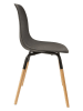 THE HOME DECO FACTORY 2er-Set: Esszimmerstühle "Scandinave" in Schwarz - (B)46 x (H)85 x (T)56 cm