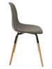 THE HOME DECO FACTORY 2-delige set: eetkamerstoelen "Scandinave" grijs - (B)46 x (H)85 x (D)56 cm