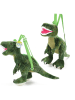 Toi-Toys Plüschrucksack "Dinosaurier" in Grün - (H)50 cm