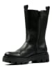 Richter Shoes Skórzane kozaki zimowe w kolorze czarnym