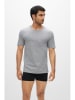 Hugo Boss Underwear 3er-Set: Shirts in Weiß/ Schwarz/ Grau