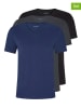 Hugo Boss Underwear 3-delige set: shirts antraciet/zwart/donkerblauw