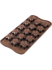 silikomart Siliconen bonbonvorm bruin - (B)24 x (D)11 cm
