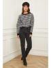 Soft Cashmere Sweter w kolorze czarno-białym
