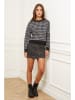 Soft Cashmere Sweter w kolorze szaro-czarnym