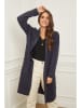 Soft Cashmere Kardigan w kolorze granatowym