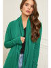 Soft Cashmere Cardigan in Grün