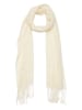Perfect Cashmere Kaschmir-Schal "Torres" in Weiß - (L)170 x (B)35 cm