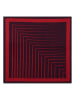 Perfect Cashmere Kasjmieren doek "Farel" bordeaux - (L)65 x (B)65 cm