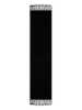 Perfect Cashmere Kaszmirowy szal "Canela" w kolorze czarnym - 170 x 35 cm