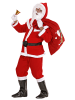 Widmann 8-delig kostuum "Deluxe Santa Claus" rood/wit