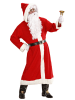Widmann 6-delig kostuum "Old Time Santa Claus" rood/wit