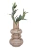 House Nordic Vase in Dunkelbeige - (H)25 x Ø 15 cm