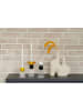 House Nordic Kaarshouder goudkleurig/wit - (B)6 x (H)10 x (D)6 cm