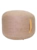 Hübsch Pouf "Mochi" in Beige - (H)35 x Ø 50 cm