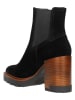 Wojas Leder-Chelsea-Boots in Schwarz