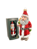 Krebs Glas Lauscha Christbaumornament in Rot/ Weiß - (L)13 cm