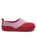 Comfortfusse  Hausschuhe in Rosa/ Rot