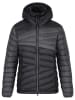 Kilpi Daunenjacke "Pyramiden" in Schwarz/ Anthrazit