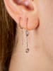 Heliophilia Silber-Ohrhänger mit Edelsteinen