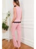 Just for Victoria Pyjama "Flavia" in Pink/ Schwarz