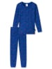Schiesser Piżama w kolorze niebieskim