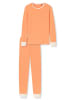Schiesser Piżama w kolorze pomarańczowym