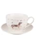 Clayre & Eef Kaffeetasse in Weiß - 200 ml