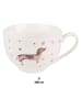 Clayre & Eef Kaffeetasse in Weiß - 200 ml