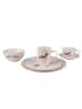 Clayre & Eef Kaffeetasse in Weiß - 200 ml