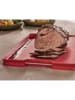JosephJoseph Deska "Cut&Carve" w kolorze czerwonym do krojenia - 2,5 x 41 x 29 cm