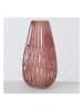 Boltze Vase "Rubina" in Rot - (H)36 x Ø 20 cm